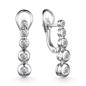 Серьги из золота с бриллиантами