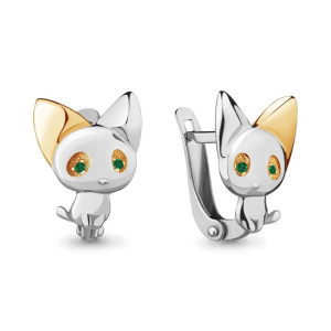 Серьги из серебра