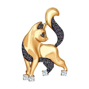 Брошь из золота