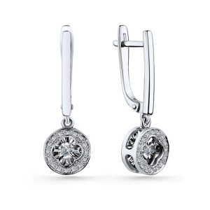 Серьги из золота с бриллиантами