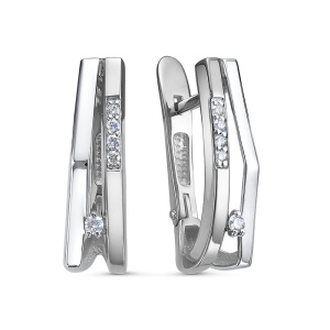 Серьги из золота с бриллиантами