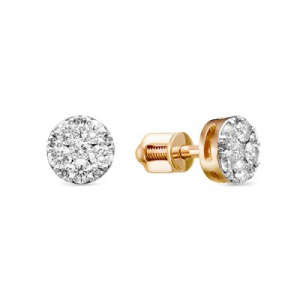 Серьги из золота с бриллиантами