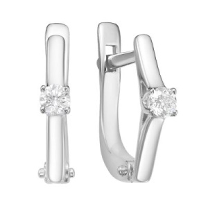 Серьги из золота с бриллиантами