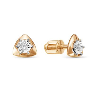 Серьги из золота с бриллиантами