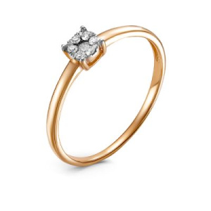 Кольцо из золота с бриллиантами