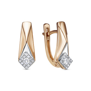 Серьги из золота с бриллиантами