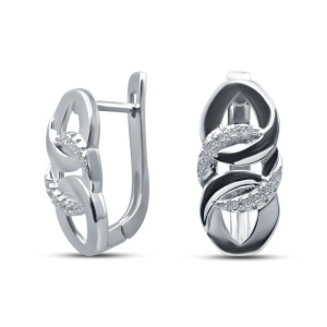 Серьги из серебра