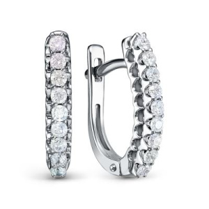 Серьги из золота с бриллиантами