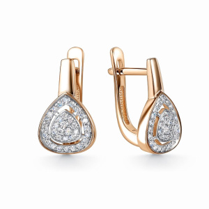 Серьги из золота с бриллиантами