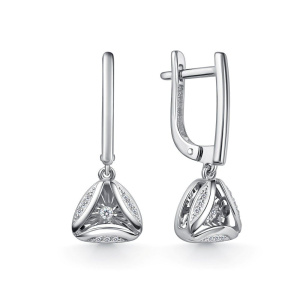 Серьги из золота с бриллиантами