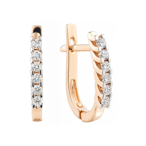 Серьги из золота с бриллиантами