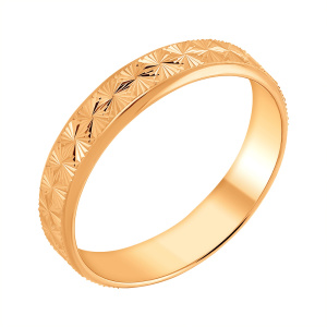 Обручальное кольцо из золота