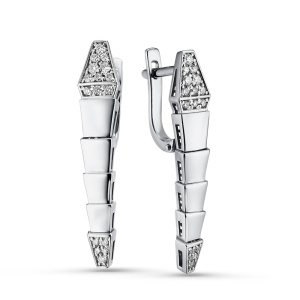 Серьги из золота с бриллиантами