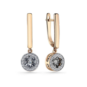 Серьги из золота с бриллиантами