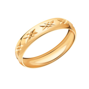 Обручальное кольцо из золота