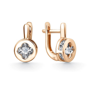 Серьги из золота с бриллиантами