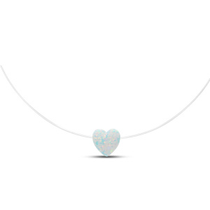 Колье из серебра с полудрагоценными вставками