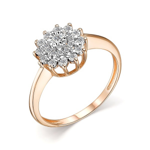 Кольцо из золота с бриллиантами