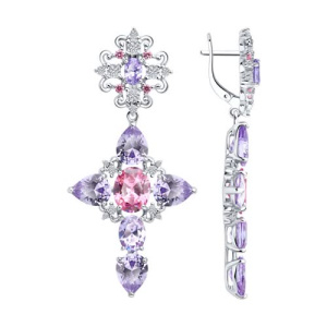 Серьги из серебра