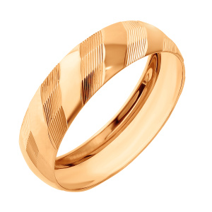 Обручальное кольцо из золота