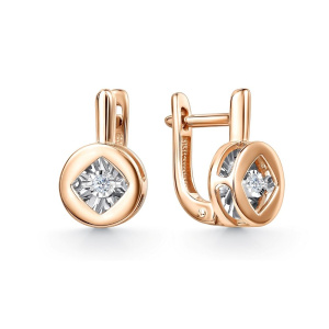 Серьги из золота с бриллиантами