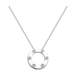 Колье из серебра