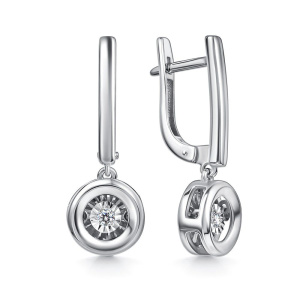 Серьги из золота с бриллиантами