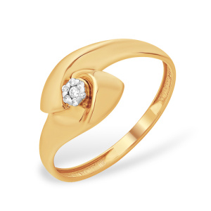 Кольцо из золота с бриллиантами