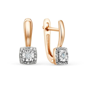 Серьги из золота с бриллиантами