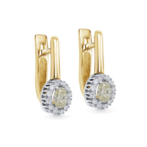 Серьги из золота с бриллиантами