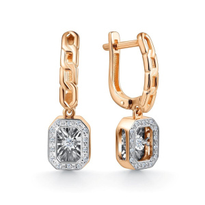 Серьги из золота с бриллиантами