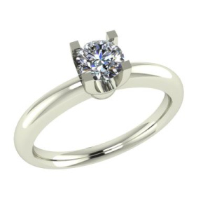 Кольцо из золота с бриллиантами