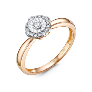 Кольцо из золота с бриллиантами