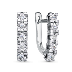 Серьги из золота с бриллиантами