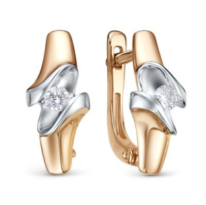 Серьги из золота с бриллиантами