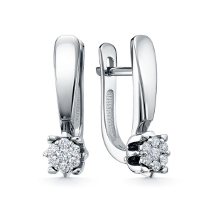 Серьги из золота с бриллиантами