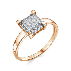 Кольцо из золота с бриллиантами