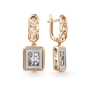 Серьги из золота с бриллиантами