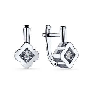 Серьги из золота с бриллиантами