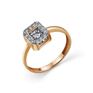 Кольцо из золота с бриллиантами