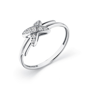 Кольцо из белого золота