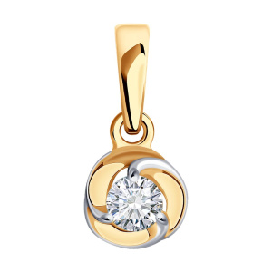 Подвеска из золота с бриллиантами