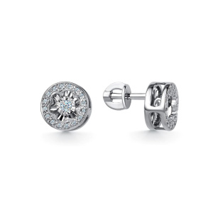 Серьги из золота с бриллиантами