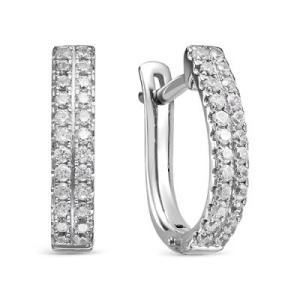 Серьги из золота с бриллиантами