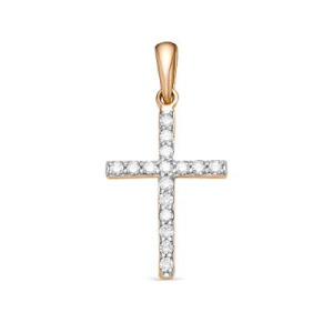 Крест из золота с бриллиантами