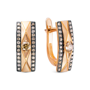 Серьги из золота с бриллиантами