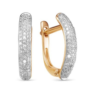 Серьги из золота с бриллиантами