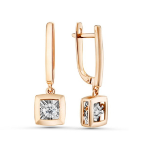 Серьги из золота с бриллиантами