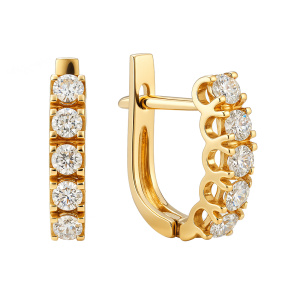 Серьги из золота с бриллиантами