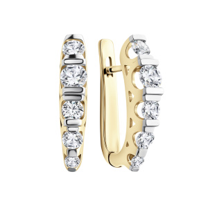 Серьги из золота с бриллиантами